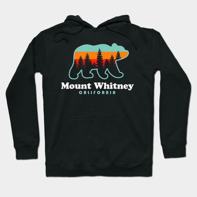 Mount Whitney Hike California Mt Whitney Souvenir Hoodie by PodDesignShop